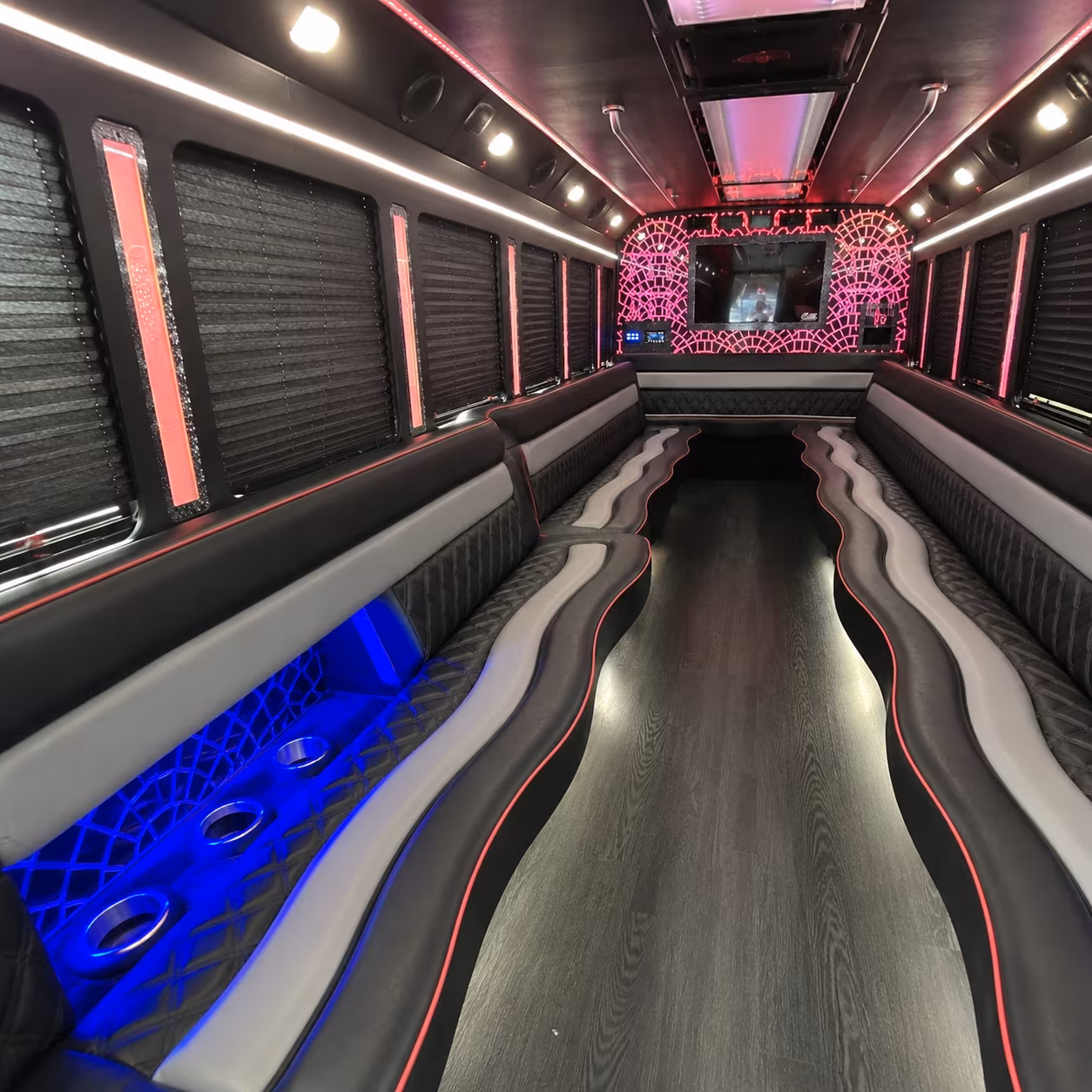 brownsville concert party bus rental