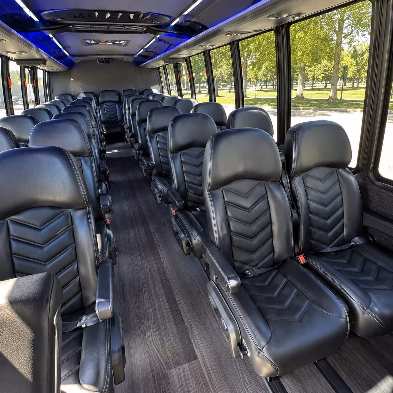 weslaco employee shuttle bus rentals
