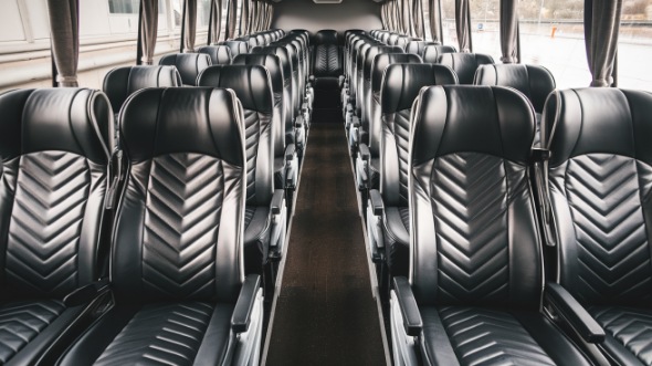 54 passenger charter bus inside corpus christi