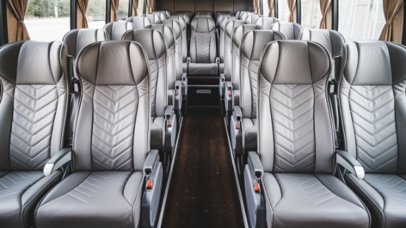 54 passenger charter bus interior mission