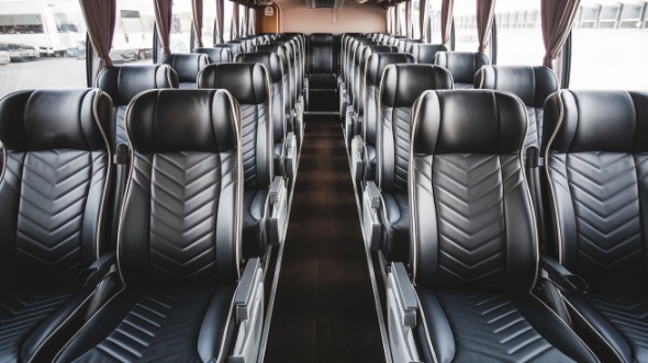 54 passenger charter bus rental mission