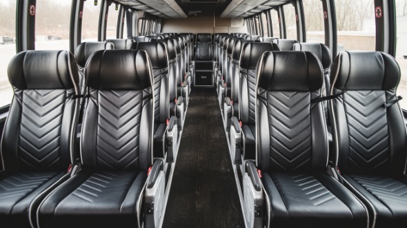 56 passenger charter bus rental mission