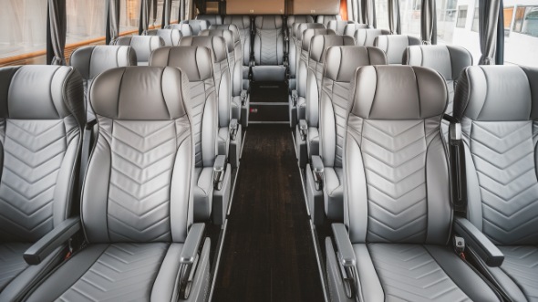 brownsville 56 passenger charter bus interior