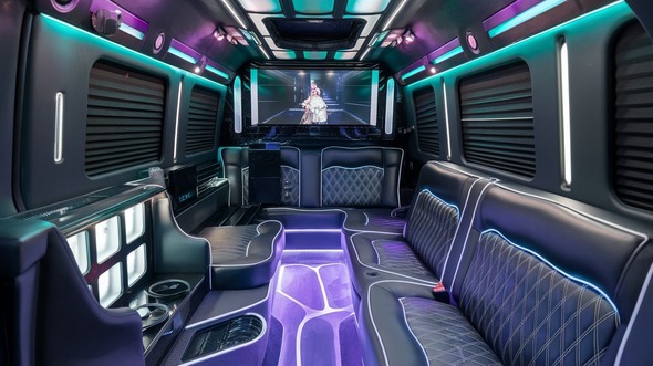 brownsville party bus rental inside