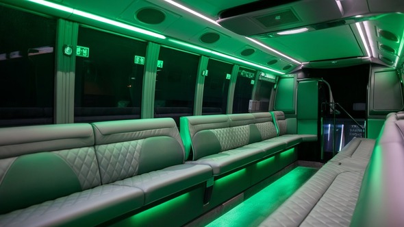 brownsville sprinter limo rental interior